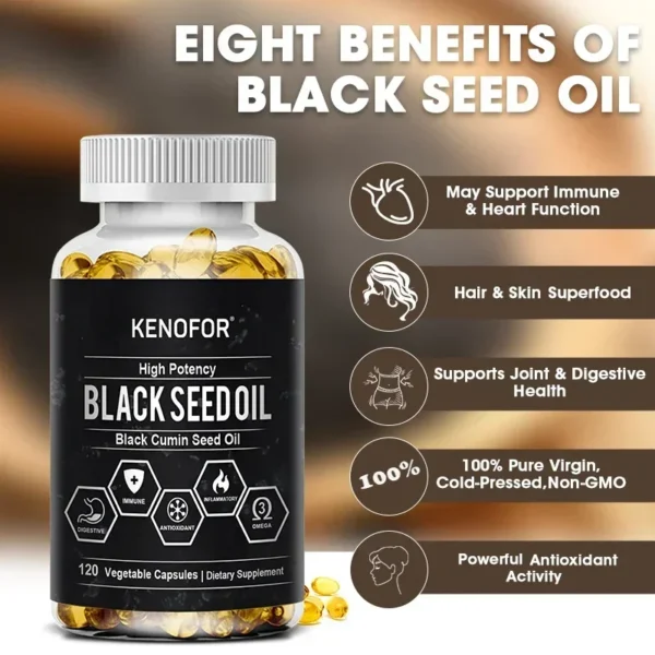KENOFOR Black Seed Oil 500 Mg - Image 4