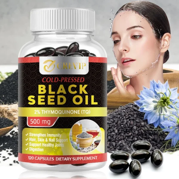 Black Seed Oil Capsules - Cold Pressed