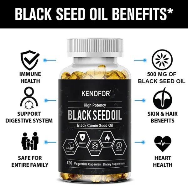 KENOFOR Black Seed Oil 500 Mg - Image 3