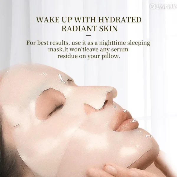 4Pcs/Box Absorbable Bio-Collagen Real Deep Mask Night Moisturizing Mask Firming Nourish Brightening Moisturizing Skin Care - AliExpress 66 - Image 3